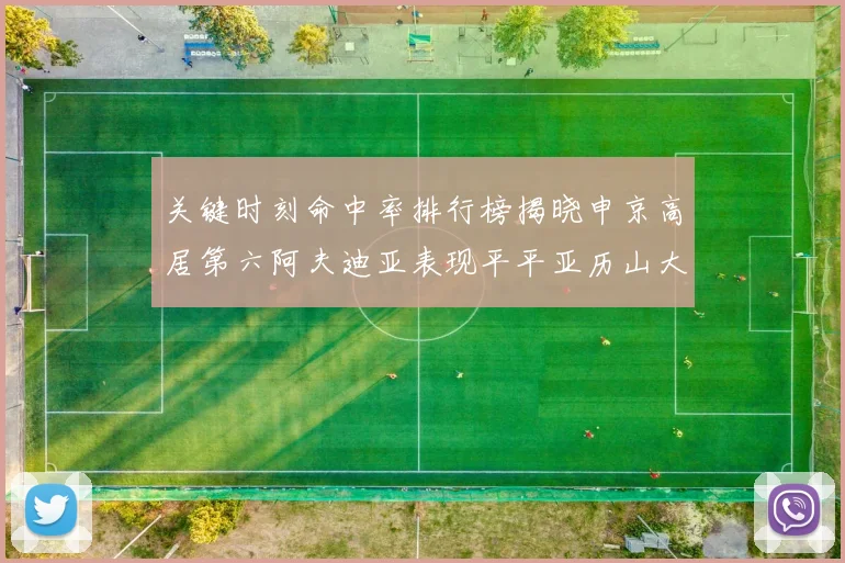 关键时刻命中率排行榜揭晓申京高居第六阿夫迪亚表现平平亚历山大与康宁汉姆紧随其后