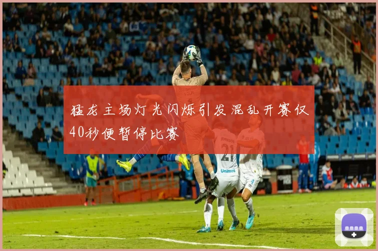 猛龙主场灯光闪烁引发混乱开赛仅40秒便暂停比赛